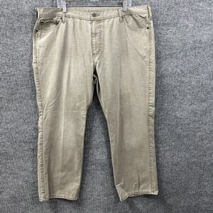 Dockers D3 Mens Chino Pants Size‎ 44x30 Beige Flat Front Classic Fit High Rise